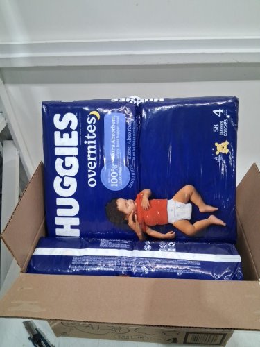 116pk huggies disney overnites baby diapers - size 4 (up to 22-37 lbs) - winnie the pooh image 3