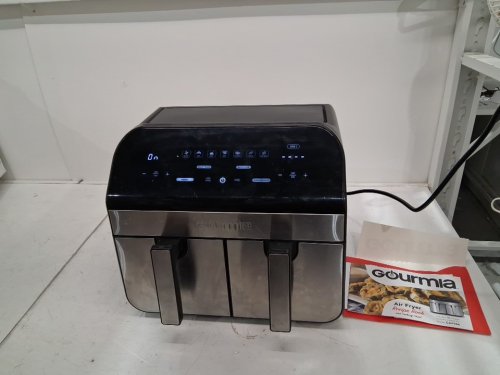 GOURMIA DUAL BASKET DIGITAL AIR FRYER - 10QT. CAPACITY - BLACK (MODEL: GAF966) image 2
