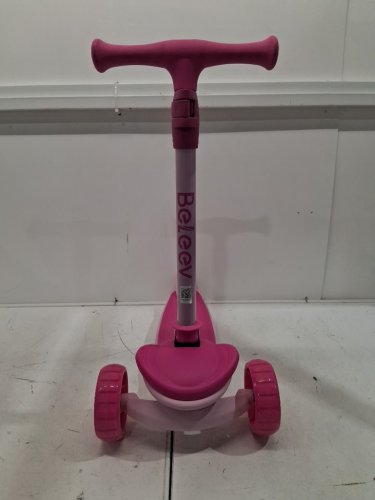 BELEEV a8 3-WHEEL folding SCOOTER WITH LIGHT-UP LED WHEELS & ADJUSTABLE HEIGHT FOR 3 to 12 Years Old  - PINK (MODEL: BE071) image 4