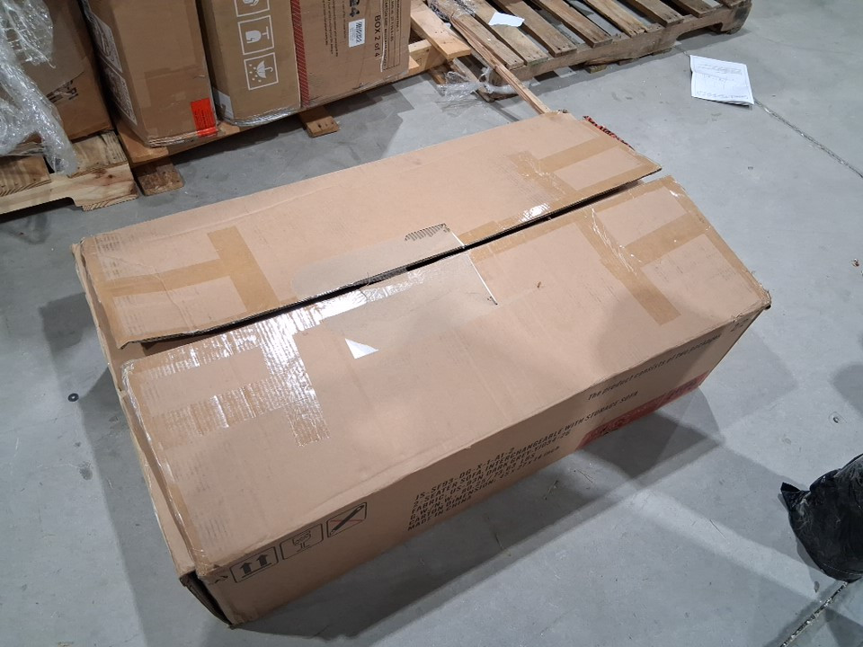 2 seat upholstered loveseat pull out sofa bed - grey image 4