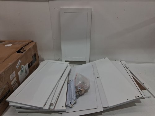 Vasagle Freestanding Bathroom Storage Cabinet - 11.8" X 23.6" X 43.3" - White (BBC551P31V2) image 3