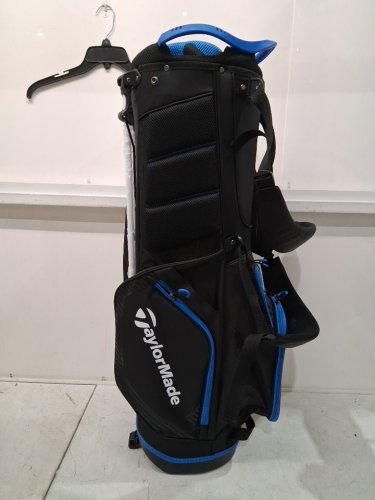 Taylormade 2023 Golf Pro Stand Bag with 6 zipper pockets  - black/blue (model: v9760301) image 3