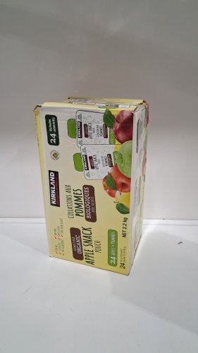 22PK Kirkland signature unsweatened organic apple sauce snack pouch - 90g each image 2