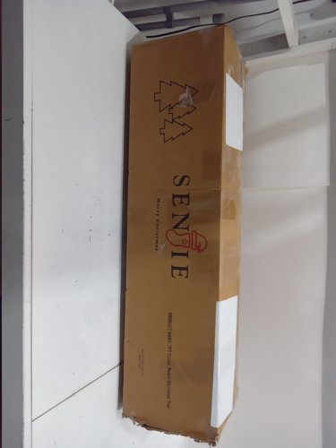 Senjie Artificial unlit Christmas Tree Classic Pine Fir Pencil - 7FT - Green image 2