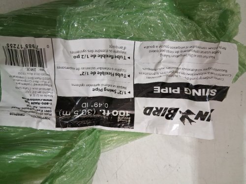 rain bird swing pipe - 100ft - 1/2" - black image 2