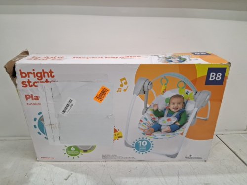 BRIGHT STARTS PLAYFUL PARADISE PORTABLE AUTOMATIC BABY SWING WITH MUSIC image 2