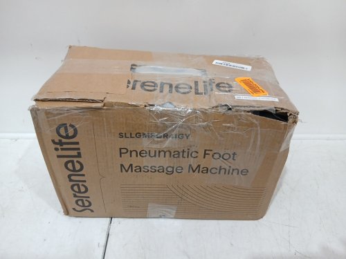 SereneLife Portable Air Compression Leg Massager with Heat & Compression - 6 Modes /3 Vibrations /3 Intensities - grey (model: CA-SLLGMSGR41GY) image 2