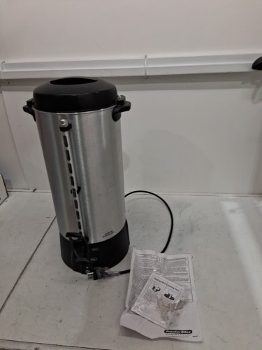 PROCTOR SILEX COMMERCIAL COFFEE URN - 100 CUP CAPACITY - STAINLESS STEEL/BLACK (MODEL: 45100CR) image 2