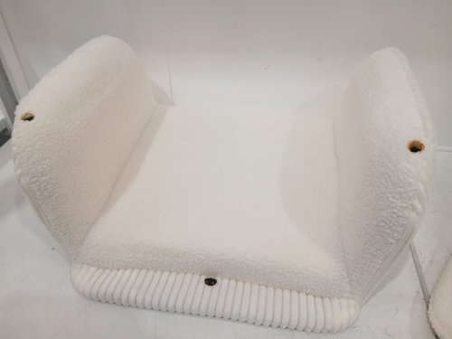 KRAMZING Height Adjustable Upholstered Desk Chair - 27" - white (model: dmt-27-ocw272) image 6