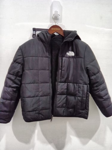 Girl's The North Face reversible shasta full zip jacket - small/Medium - black image 2