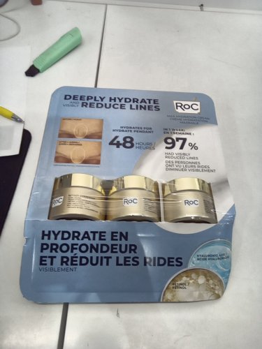 3pk roc retinol correxion  max hydration cream - deeply hydrate and visibly reduce lines - 50ml each image 3