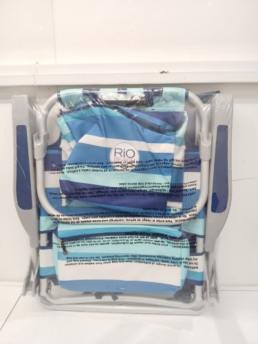 RIO BEACH BACKPACK BEACH CHAIR - 25" X 24" X 30" - BLUE (MODEL: 1952275) image 2