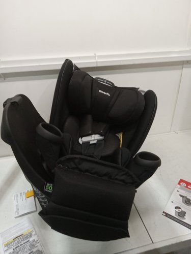 evenflo Revolve360 Extend All-in-One Rotating Car Seat - 4 to 120lbs max - black (model: cs360212310c) image 4
