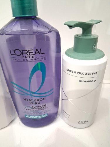 3 ASSORTED SHAMPOOS - ASSORTED BRANDS, SIZES AND TYPES - PANTENE / L'OREAL / AMOS image 4