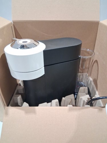 NESPRESSO BY delonghi VERTUO NEXT single serve ESPRESSO & coffee MACHINE - WHITE/BLACK (MODEL: ENV120WCA) image 4