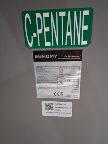 EUHOMY car electric refrigerator cooler with app control - 32qt - 12v - grey (MODEL: cf001-35GR-CAEH)) image 8