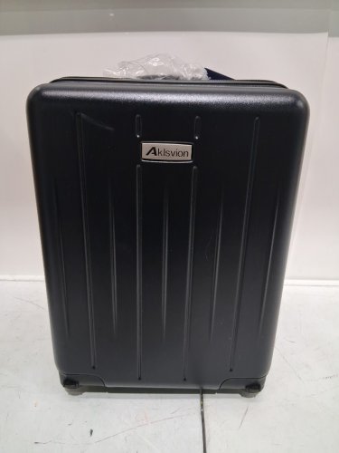 Aklsvion Hardside Carry-On Luggage suitcase with Detachable Spinner Wheels - 18" - baby blue (model: ak-07) image 3