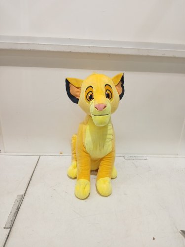 DISNEY YOUNG SIMBA PLUSH TOY - ORANGE/YELLOW image 3