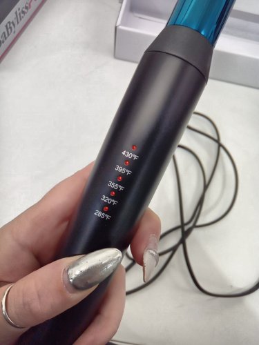 BABYLISSPRO NANO TITANIUM CURLING WAND - 1" - midnight BLUE (MODEL: BNTWmb100c) image 4