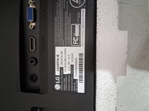 lg fhd slim led freesync gaming monitor - 24" - 120hz - 1080p - black (model: 24u411a-bn) image 5