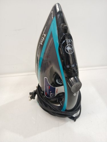 T-FAL ULTRAGLIDE PLUS ENHANCED STEAM IRON WITH CALCIUM COLLECTOR - BLACK/TEAL (MODEL: 1980969/FV5871Q0) image 3