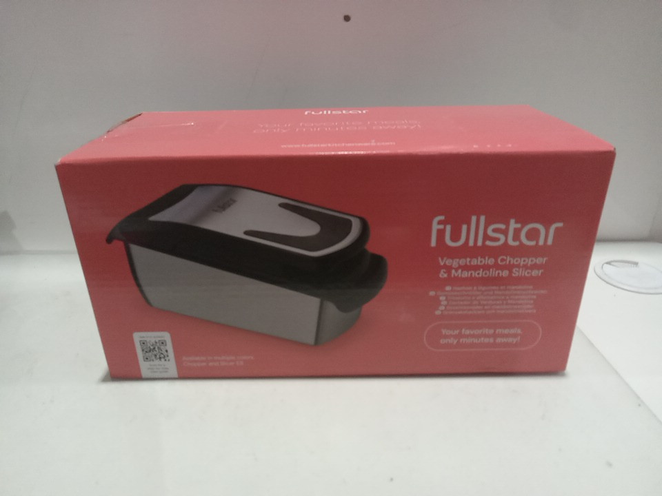 fullstar 8-in-1 vegetable chopper & mandoline slicer - stainless steel/black (model:FUL-FGS-M004-01-AA1US) image 4
