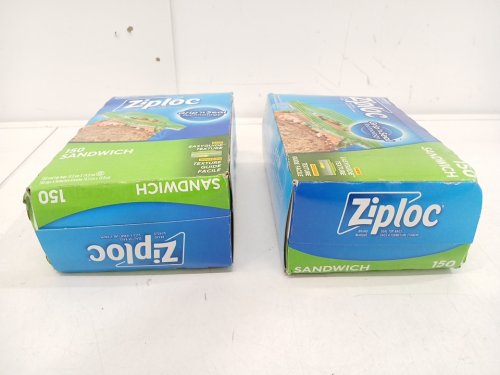 2 (150PK) Ziploc Easy Open Sandwich Bags - 150 bags each - Clear image 3