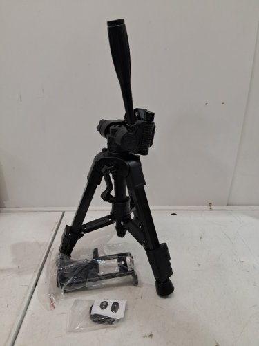 k&f concept 25" mini desk camera tripod with remote - black (model: s233a0) image 2