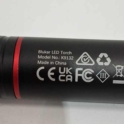 blukar rechargeable waterproof super bright adjustable focus handheld flashlight, 4 lighting modes - 2000LM - black (MODEL: k9132) image 4