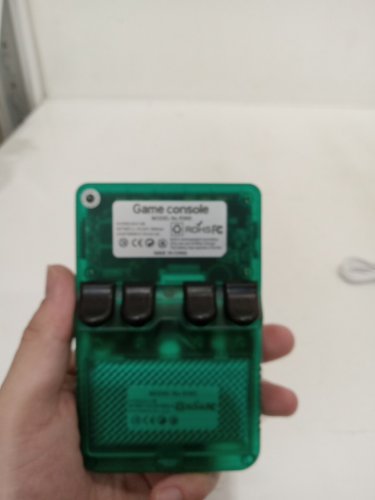 Rhesusco Handheld Retro Video Game Console With 3.5" Screen - 20000+ Games - Transparent Green - (Model: R36S) image 4