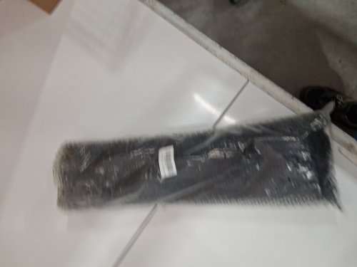 2pk Fireplace Mesh Screen Curtain -24" x 20" - black image 3