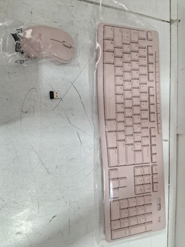 2pc Logitech MK270 Wireless Keyboard and Mouse Combo - 2.4 GHz Wireless - Pink (Model: MK270) image 3