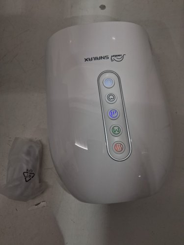 SNAILAX CORDLESS HAND MASSAGER WITH HEAT AND COMPRESSION - RECHARGABLE - 3 LEVELS OF HEAT - 6 INTENSITY LEVELS AND 6 CUSTOMIZABLE MODES - WHITE (MODEL:SL-453) image 5
