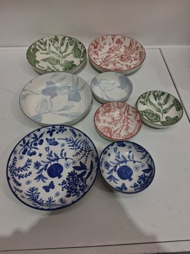 8pc Signature bowl set - 5.5" & 8.7" - white/assorted colours (model: 1983729) image 3