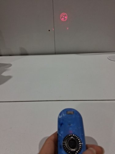 TBTEEK Finger Rotatable CAT TOY AND LED POINTER WITH 3 Modes AND 5 Fun Patterns - BLUE image 6