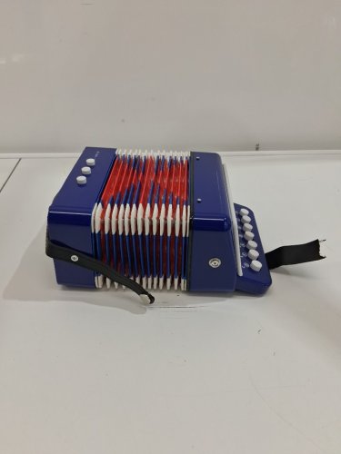 kids lieke accordion with 10 settings - blue/ red image 4