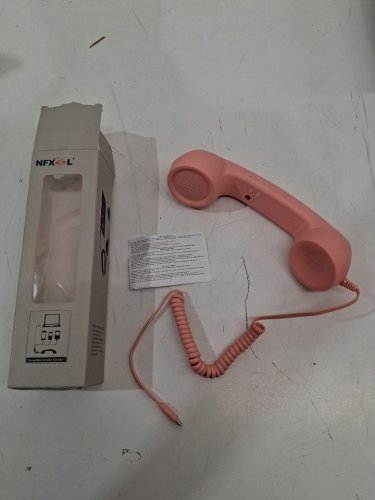 retro usb-c phone handset with microphone speaker for iphone and android (model: xsl-569) image 3
