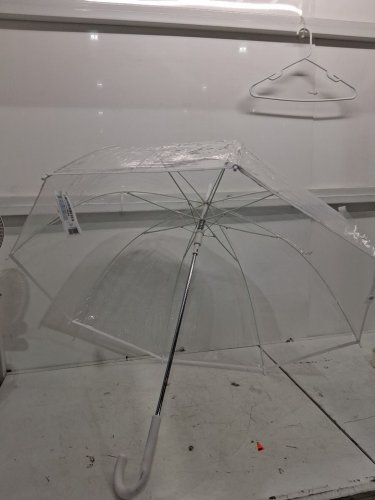 the Weather station bubble dome clear umbrella - 52" arc - White (model: ws510-white) image 3