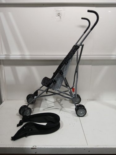 Cosco Kids Umbrella Stroller with Canopy - 40LB Max - Little Fletcher/Black (Model: 01218CLFL) image 3