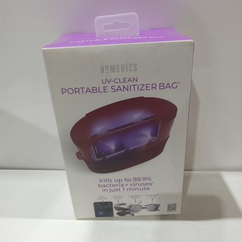 homedics UV-Clean portable SANITIZER BAG MODEL (Model: SAN-B100-RD-EF) image 2