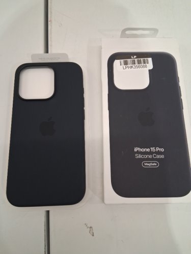 Apple Silicone MagSafe Case for iPhone 15 Pro - Black (model: A3125) image 2