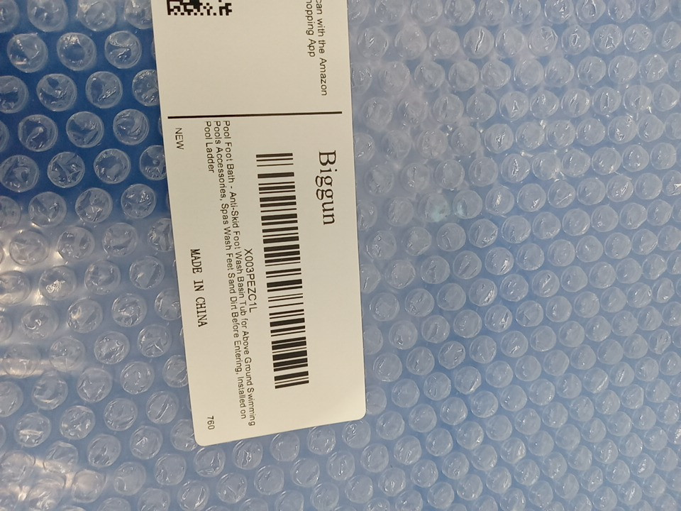 Biggun Anti-Skid foot bath for swimming pools - 16" - blue image 3