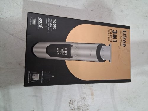 17PC UFREE Waterproof Hair Trimmer Electric Razor Shaver - SILVER (MODEL: AMU-2228-Q311) image 2