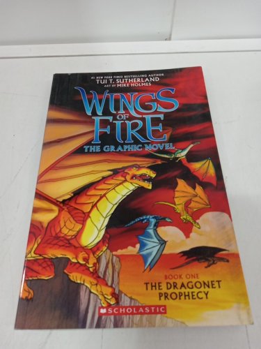 (Paperback) Wings of Fire: The Dragonet Prophecy Graphic Novel (Book #1) by Tui T. Sutherland with Art by Mike Holmes image 2