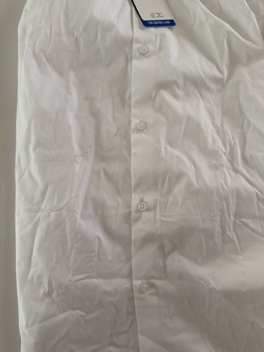 Men's Modern English Classic Fit Easy Care Stretch Dress Shirt - Large 16 (32/33) - White (Style: 1991051) image 2