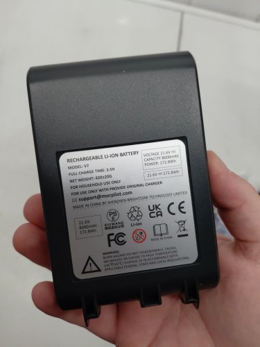 third party lithium ion Battery Replacement for Dyson V7/SV11 - 8000mah image 2