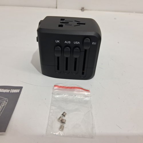 VYLEE Universal International Power Travel Plug Adapter - for Europe USA UK AUS Asia - 250v - black (model ol-212) image 3