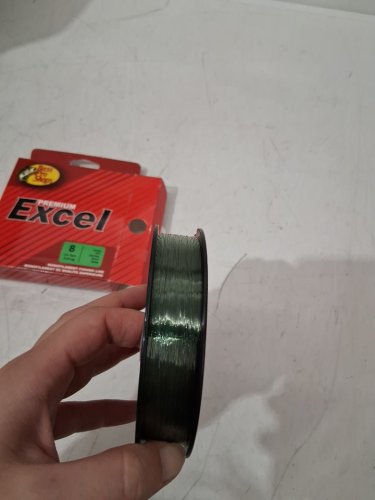 Bass pro shops premium excel Monofilament fishing Line - 8LBS/330yards - green - (model: eeg8/3529035) image 4