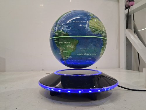 led light up MAGNETIC LEVITATION FLOATING GLOBE - black image 4