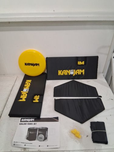 KANJAM tabletop DISC THROWING GAME - BLACK/YELLOW (MODEL: 1-1-18201-kj019d) image 3